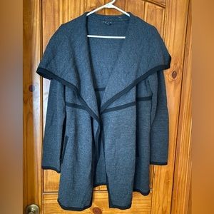 Black Sweater Cardigan with Pockets